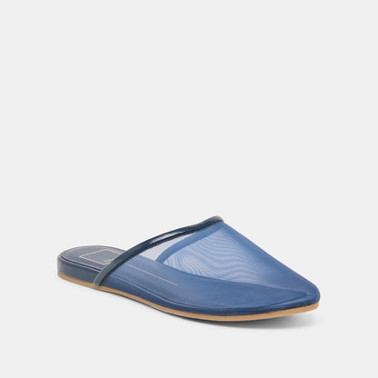 Geni Navy Mesh Flats | Dolce Vita