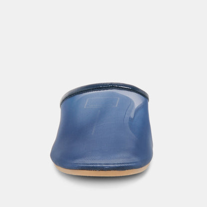 Geni Navy Mesh Flats | Dolce Vita
