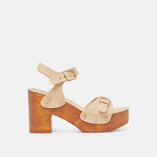 YANDY HEELS LT NATURAL RAFFIA
 – Dolce Vita | Dolce Vita