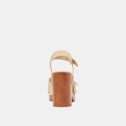 YANDY HEELS LT NATURAL RAFFIA
 – Dolce Vita | Dolce Vita