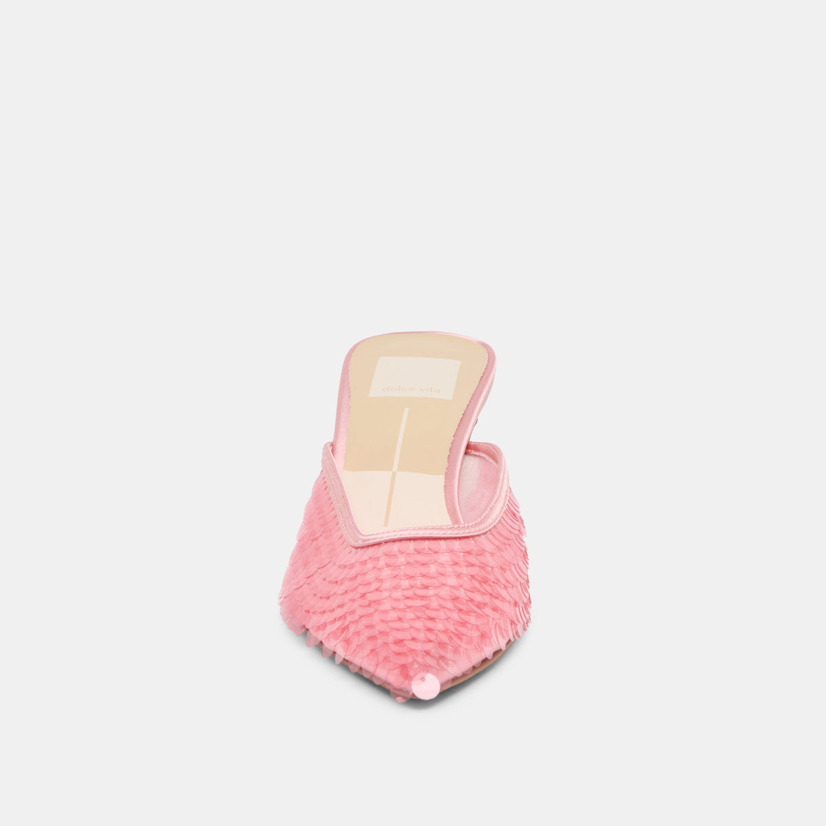 Cleo Sequin Light Pink Sequin Heels | Dolce Vita