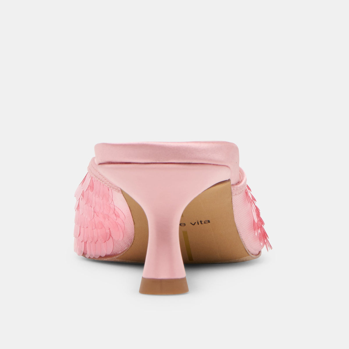 Cleo Sequin Light Pink Sequin Heels | Dolce Vita