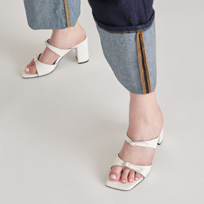 SHANE HEELS OFF WHITE CRINKLE PATENT
 – Dolce Vita | Dolce Vita
