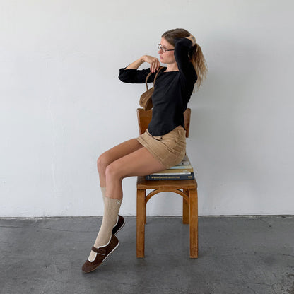 Sofya Dk Brown Suede Sneakers | Dolce Vita
