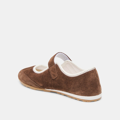 Sofya Dk Brown Suede Sneakers | Dolce Vita