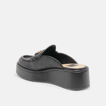 Dorrel Maroon Leather Loafers | Dolce Vita