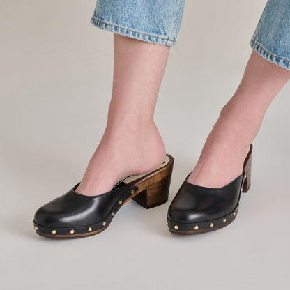 CAMYN HEELS BLACK LEATHER
 – Dolce Vita | Dolce Vita