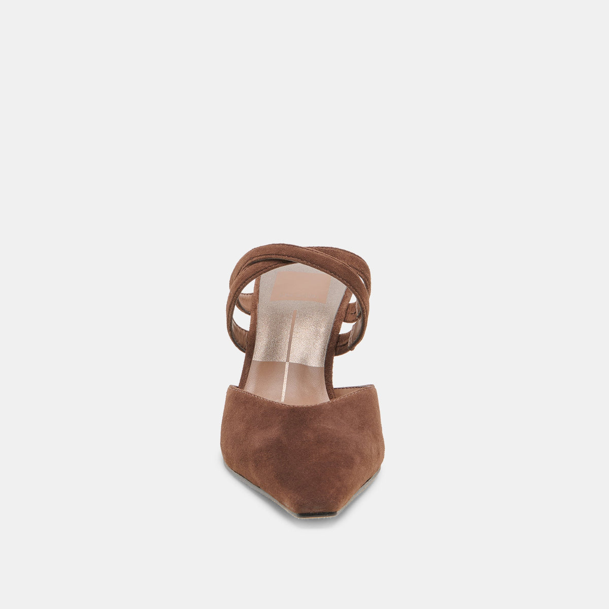 Linore Dk Brown Suede Heels | Dolce Vita