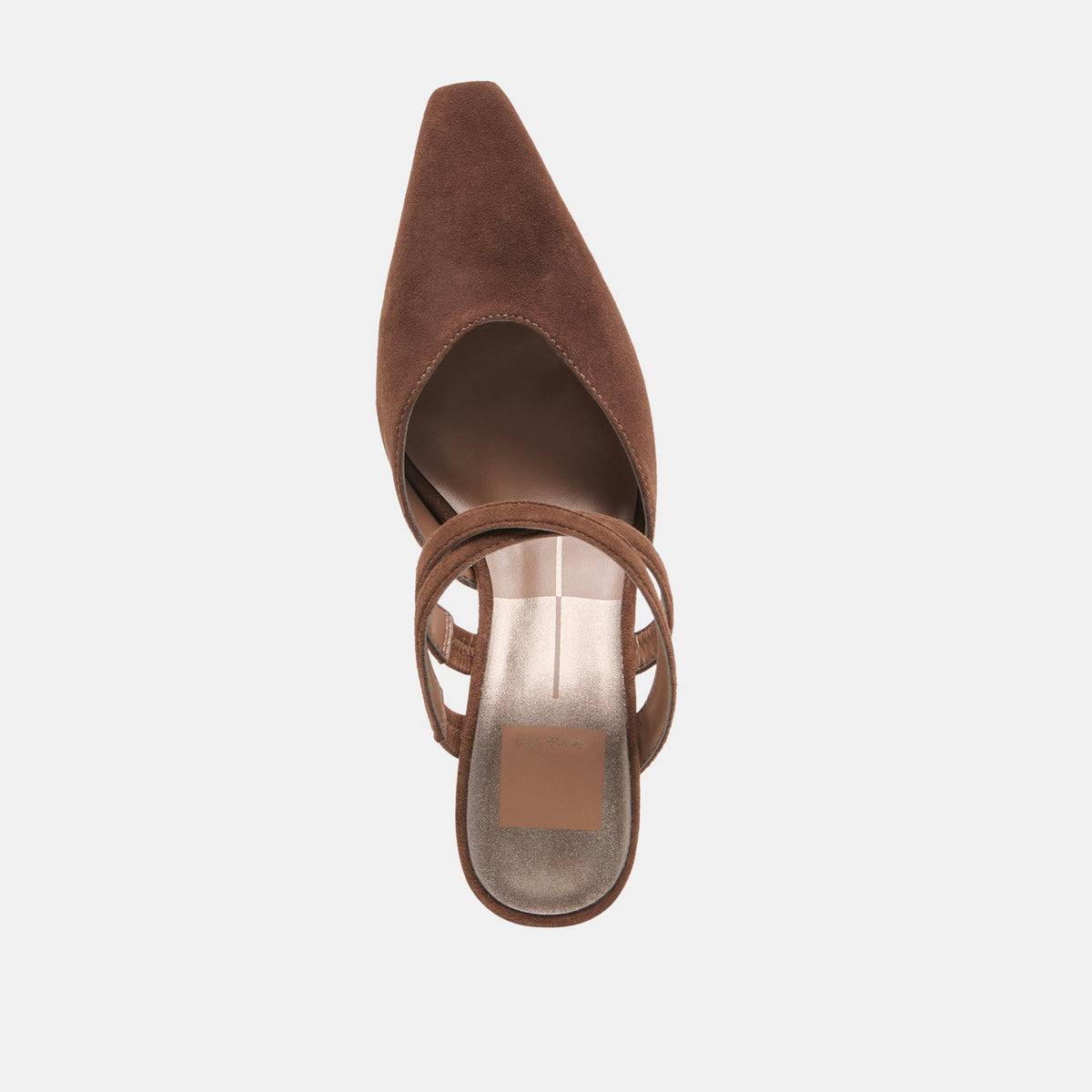 Linore Dk Brown Suede Heels | Dolce Vita