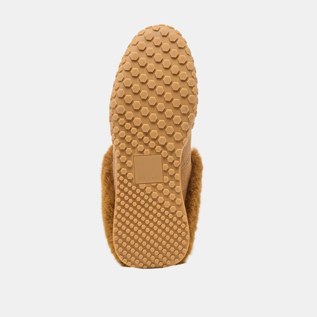 Izzey Plush Lt Brown Suede Sneakers | Dolce Vita