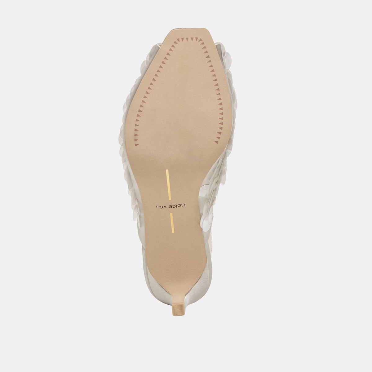 Samary Confetti Silver Satin Heels | Dolce Vita