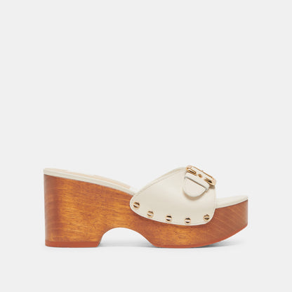 YALAH HEELS OFF WHITE LEATHER
 – Dolce Vita | Dolce Vita