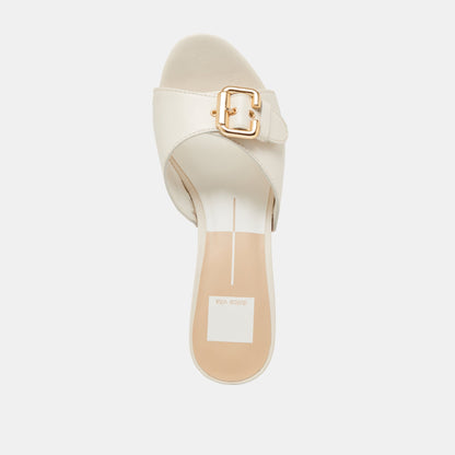 YALAH HEELS OFF WHITE LEATHER
 – Dolce Vita | Dolce Vita