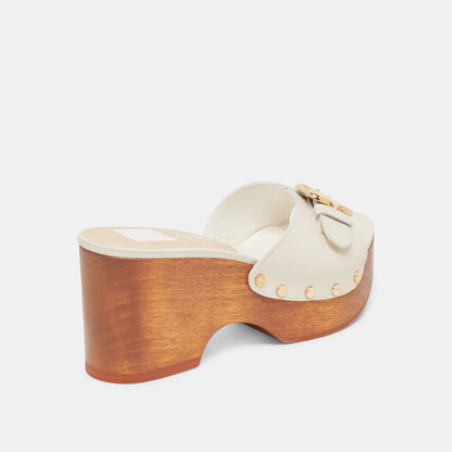 YALAH HEELS OFF WHITE LEATHER
 – Dolce Vita | Dolce Vita