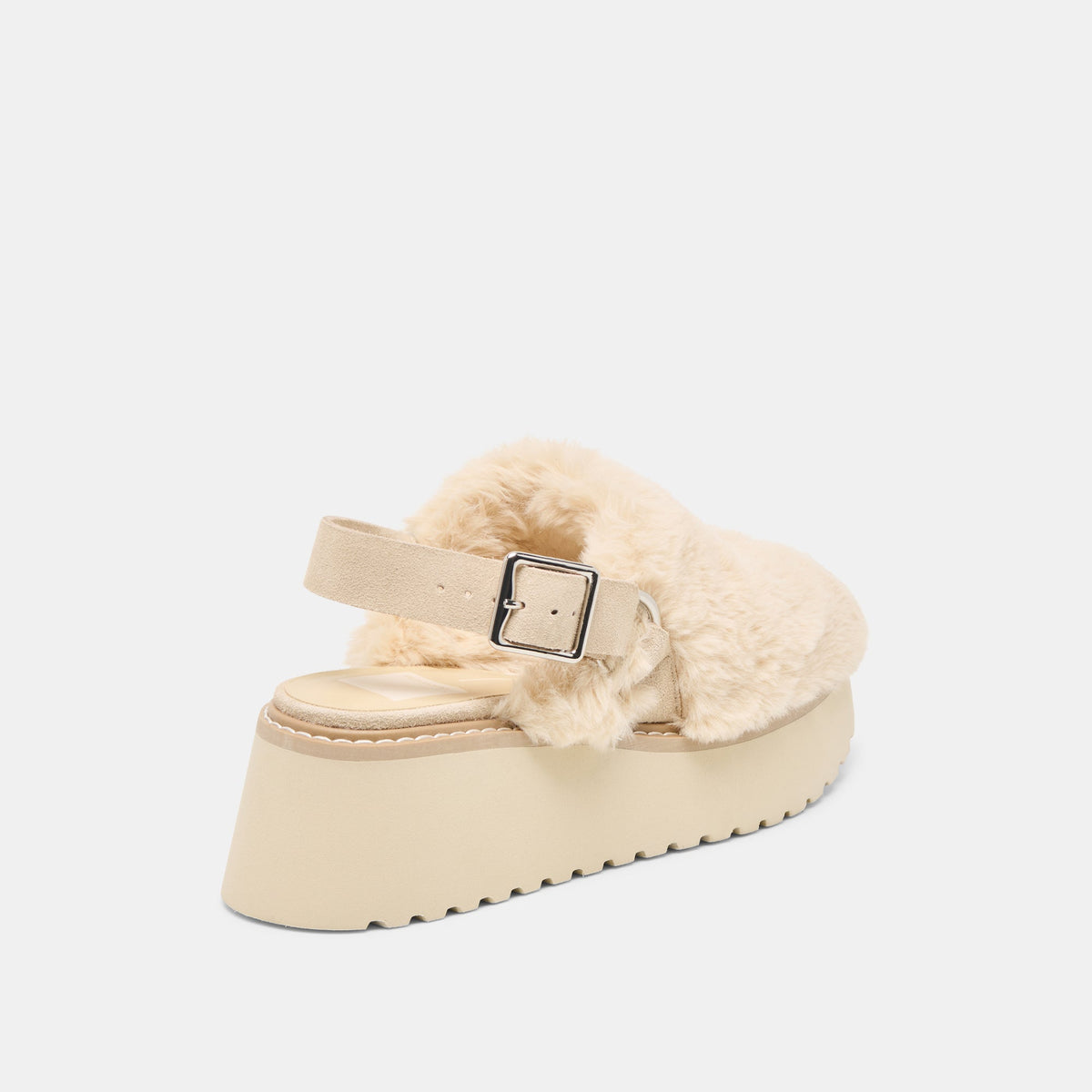 Lansy Natural Plush Flats | Dolce Vita