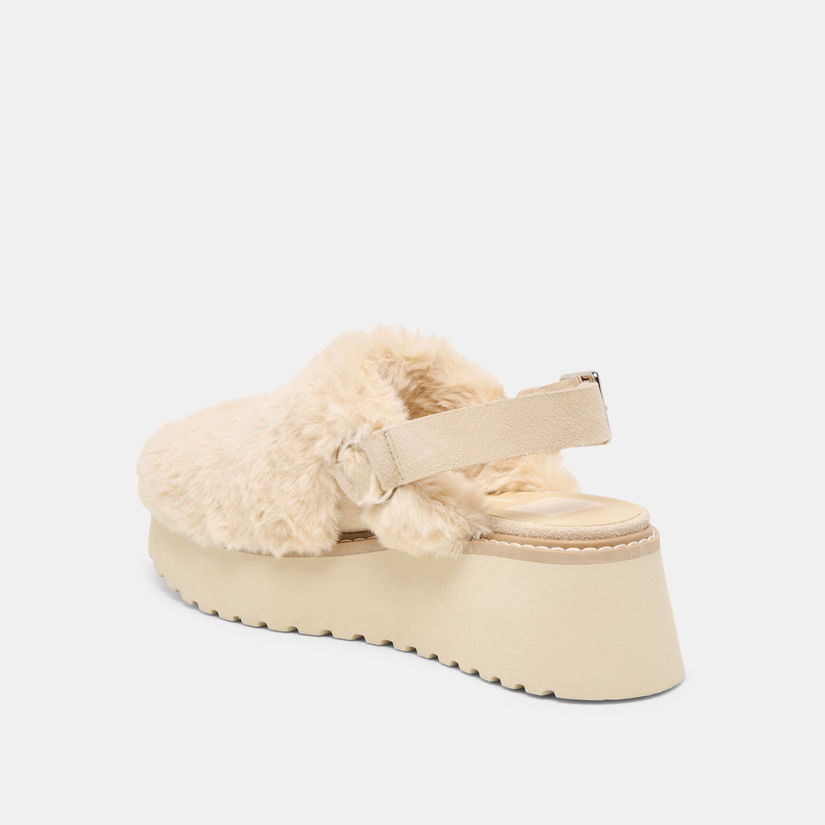Lansy Natural Plush Flats | Dolce Vita