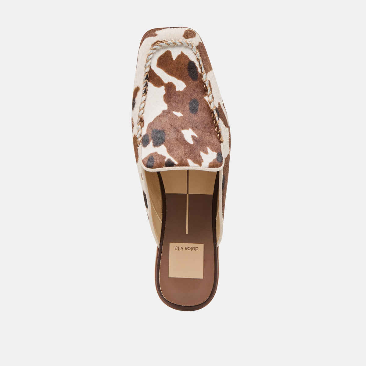 Bradly Cocoa Taurus Calf Hair Flats | Dolce Vita