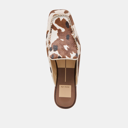 Bradly Cocoa Taurus Calf Hair Flats | Dolce Vita