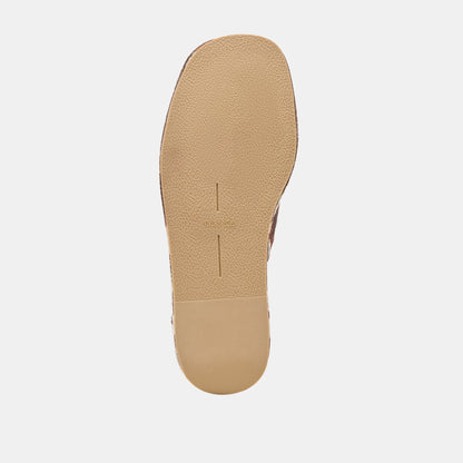 Rosita Cocoa Taurus Calf Hair Flats | Dolce Vita
