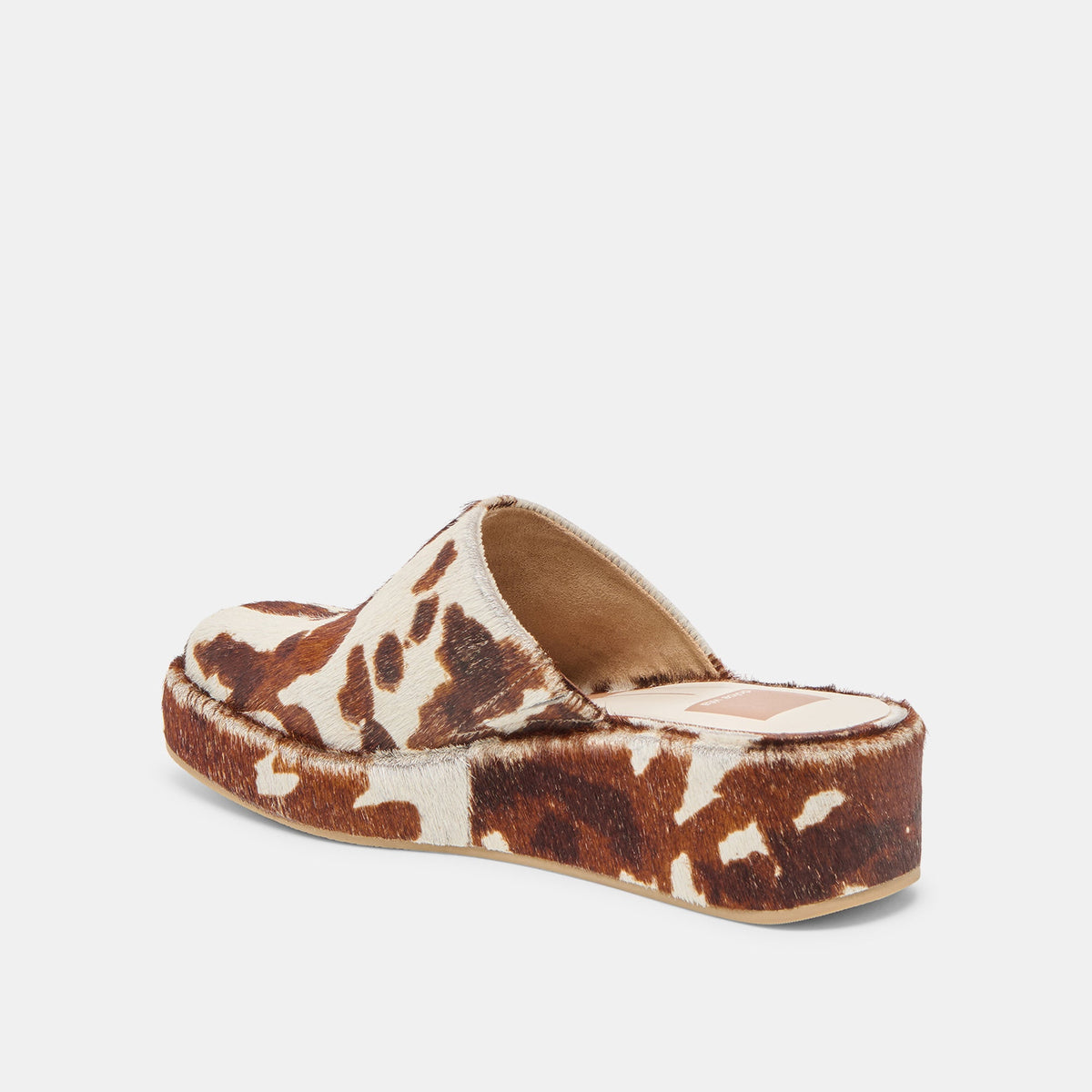 Rosita Cocoa Taurus Calf Hair Flats | Dolce Vita