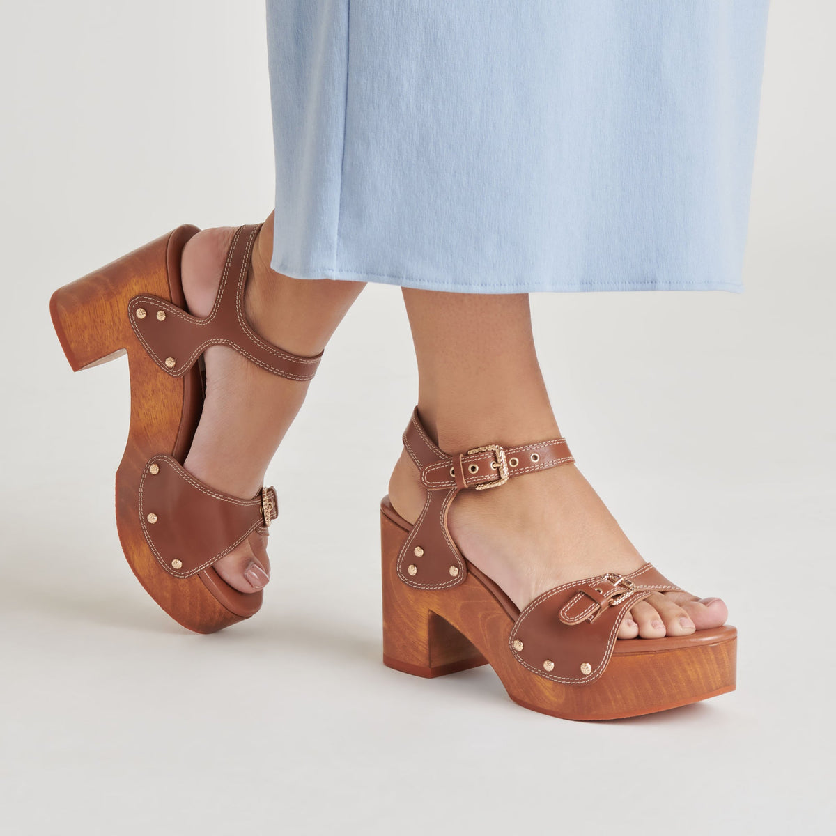 YANDY HEELS COGNAC LEATHER
 – Dolce Vita | Dolce Vita