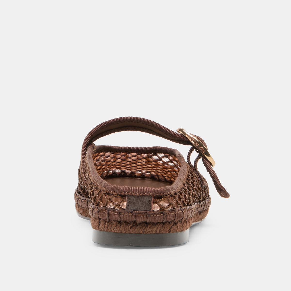 Milie Chocolate Woven Mesh Flats | Dolce Vita