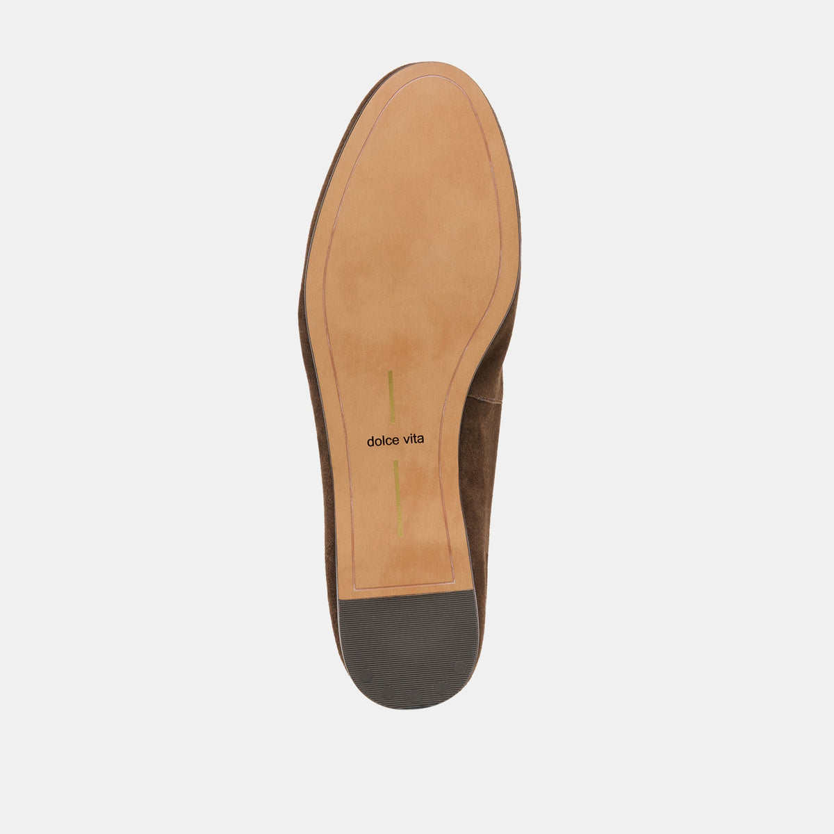 Eila Dk Brown Suede Flats | Dolce Vita
