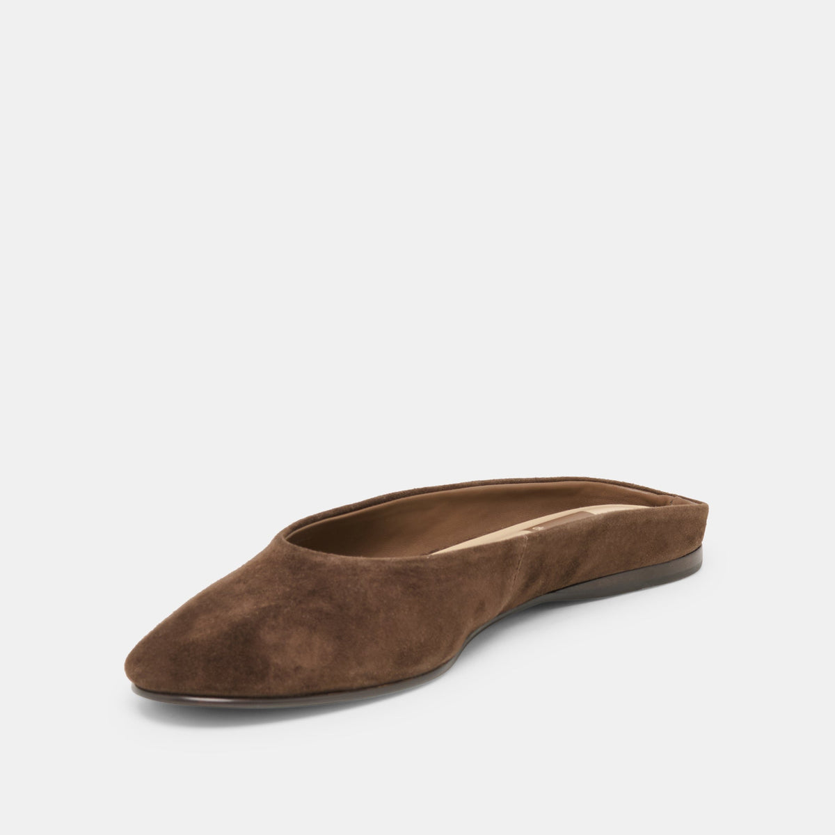 Eila Dk Brown Suede Flats | Dolce Vita
