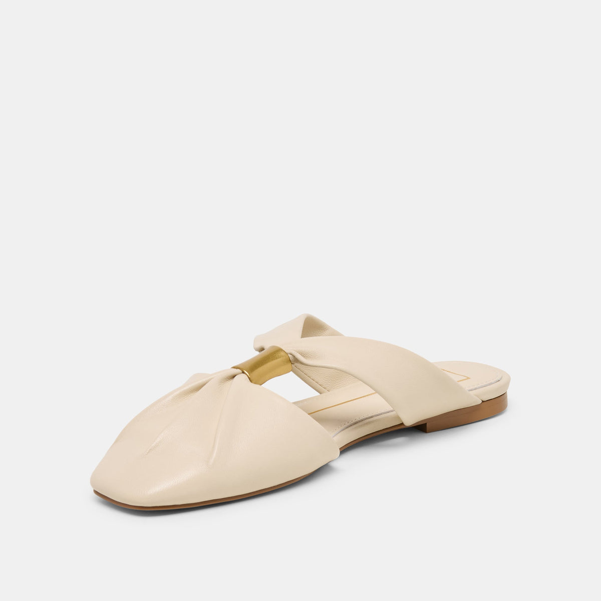 Franey White Leather Flats | Dolce Vita