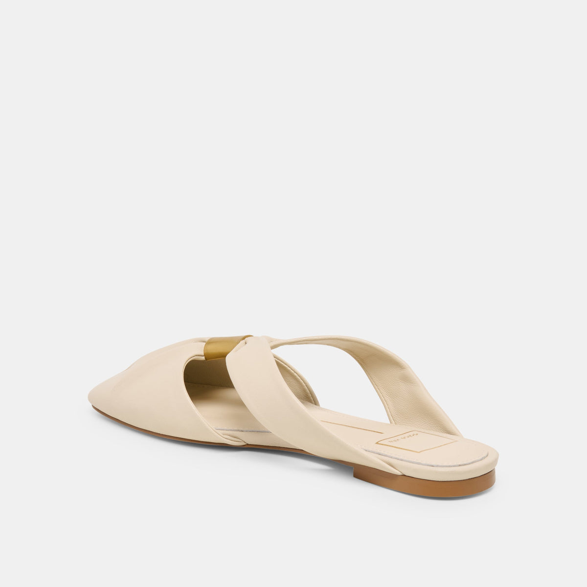 Franey White Leather Flats | Dolce Vita
