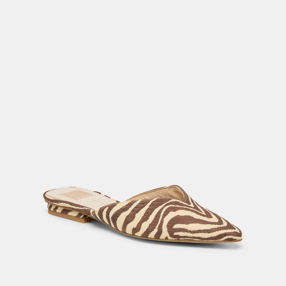 Elm Beige Zebra Raffia Flats | Dolce Vita
