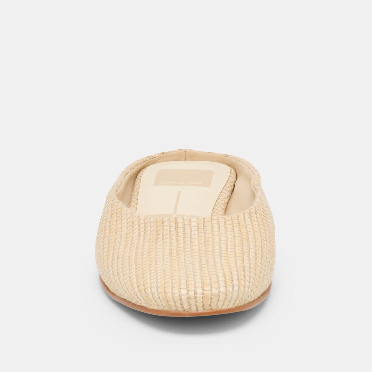 Eila Lt Natural Raffia Flats | Dolce Vita