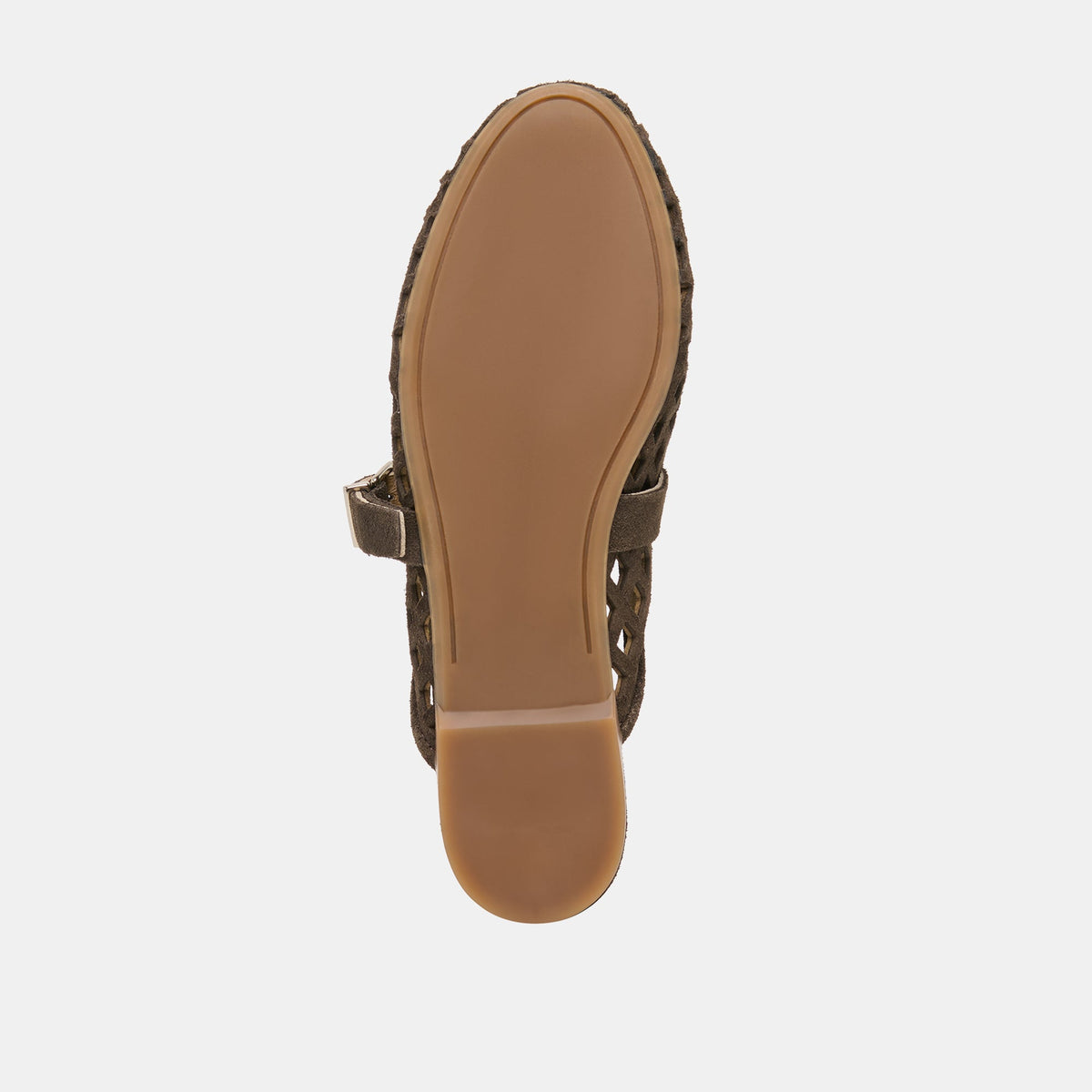 Mirian Dk Brown Suede Flats | Dolce Vita