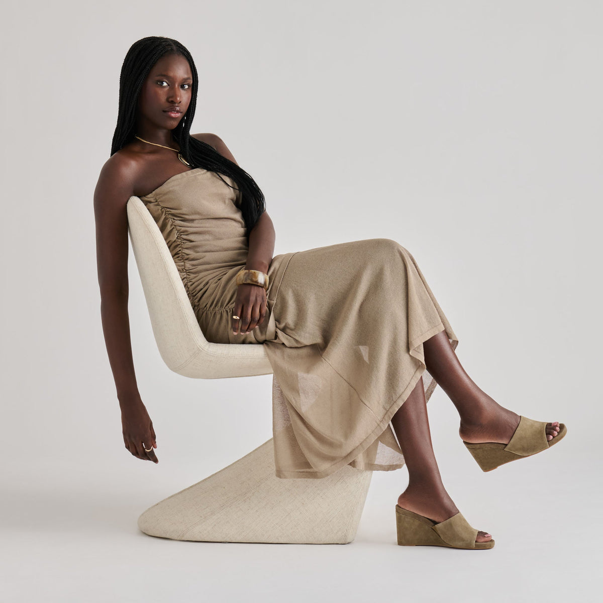 Holta Olive Suede Wedges | Dolce Vita