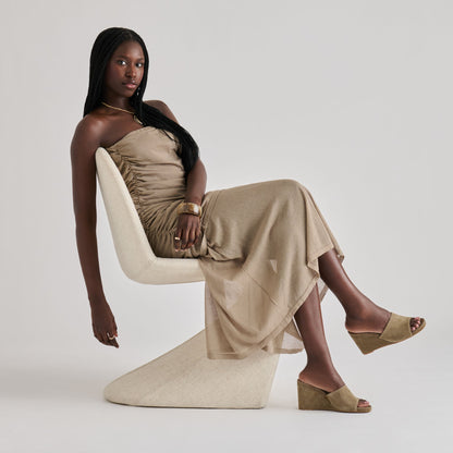 Holta Olive Suede Wedges | Dolce Vita