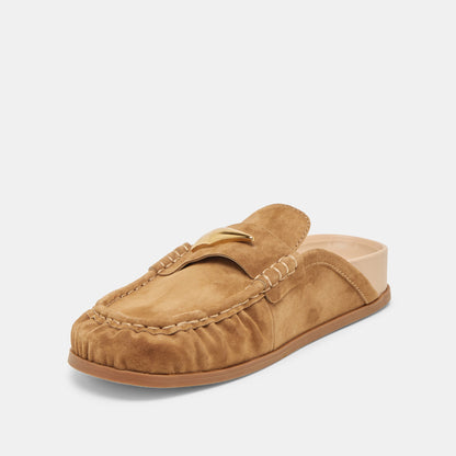 Jodero Lt Brown Suede Flats | Dolce Vita