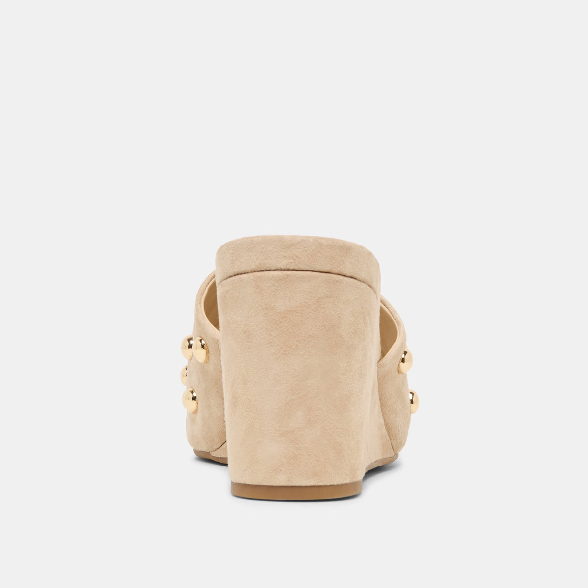 Holta Stud Camel Suede Wedges | Dolce Vita