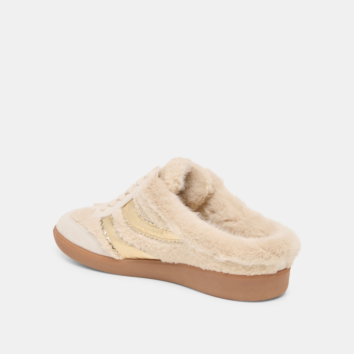 Merit Slide Plush Natural Multi Plush Sneakers | Dolce Vita