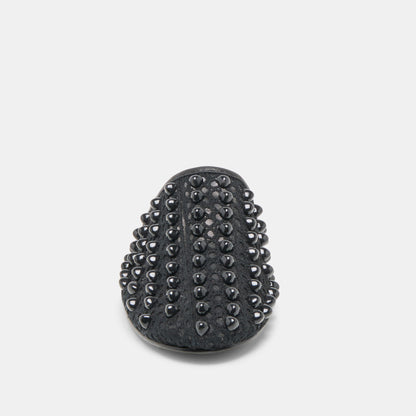 Rova Bead Onyx Beaded Mesh Flats | Dolce Vita