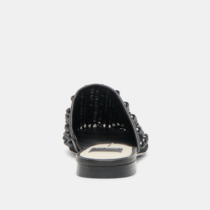 Rova Bead Onyx Beaded Mesh Flats | Dolce Vita