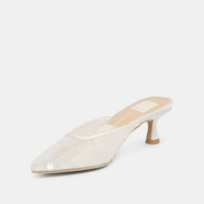 Cleo Ivory Sequin Heels | Dolce Vita