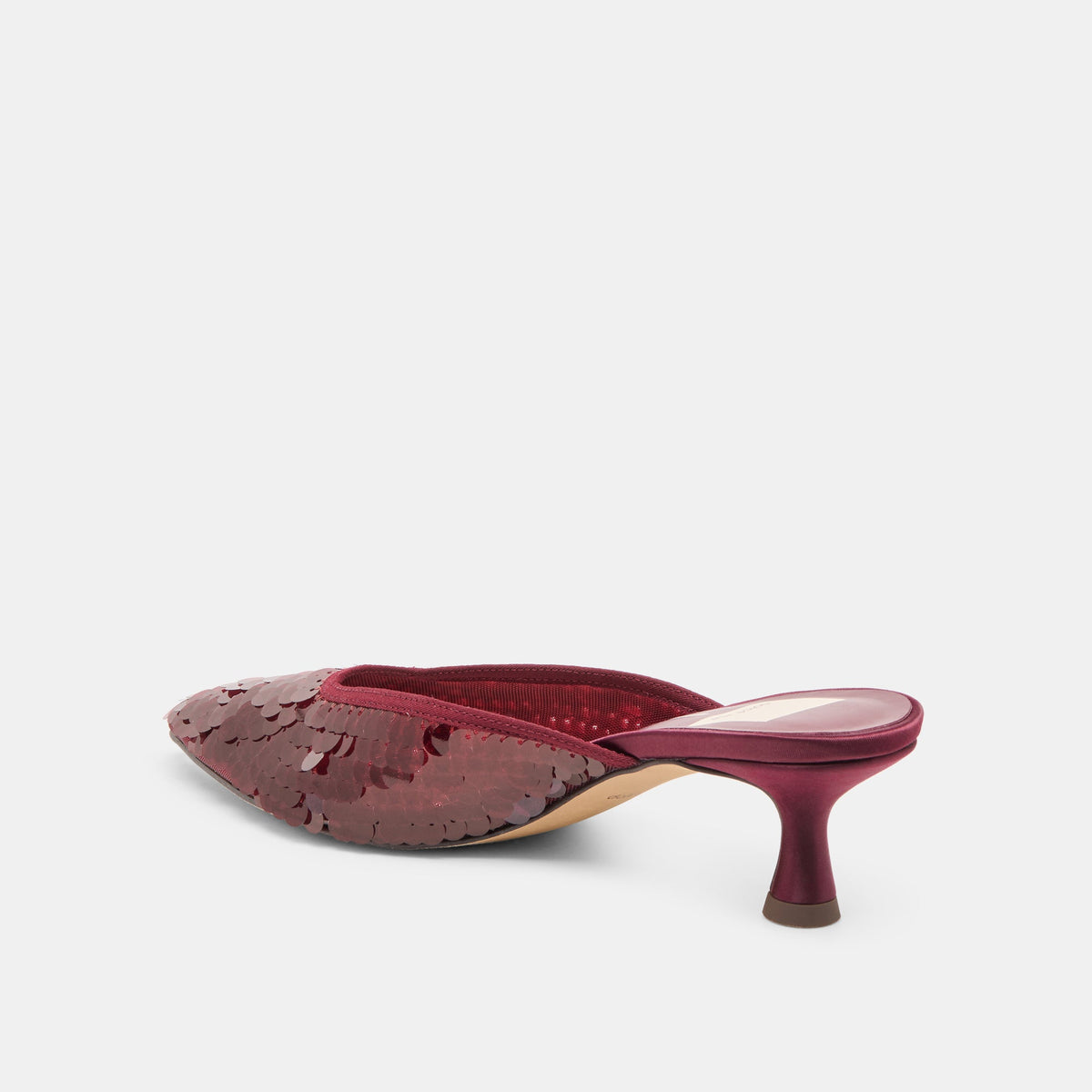 Cleo Cranberry Sequin Heels | Dolce Vita