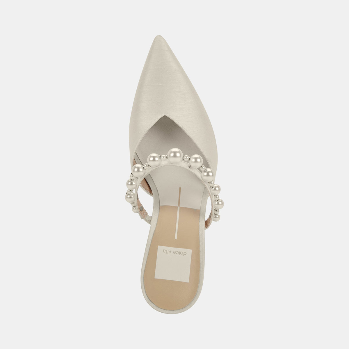 KANIKA Pearl Heels Vanilla Silk | Vanilla Silk Pearl Tapered Heels
 – Dolce Vita | Dolce Vita