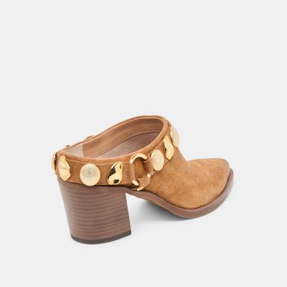 Kanyon Brown Suede Heels | Dolce Vita