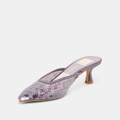 Cleo Smoke Sequin Heels | Dolce Vita