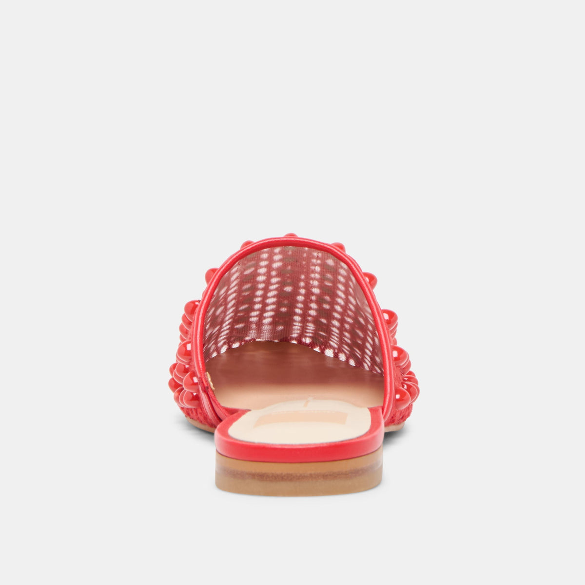Rova Bead Chili Beaded Mesh Flats | Dolce Vita