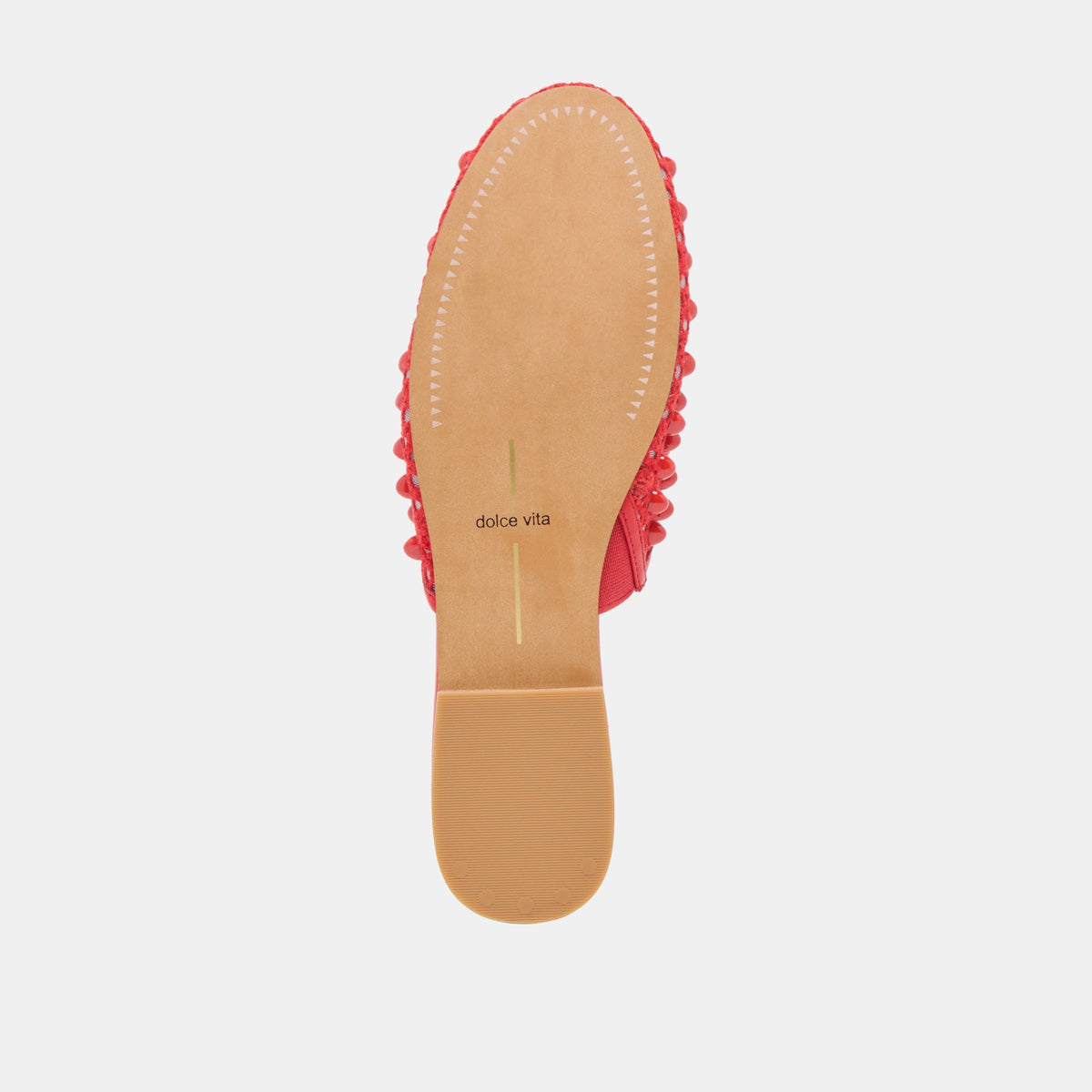 Rova Bead Chili Beaded Mesh Flats | Dolce Vita