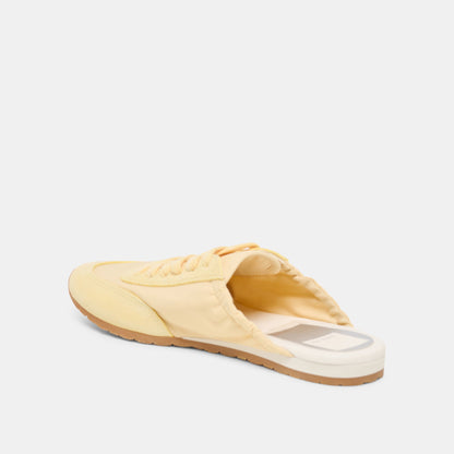 Daris Lt Yellow Nylon Sneakers | Dolce Vita