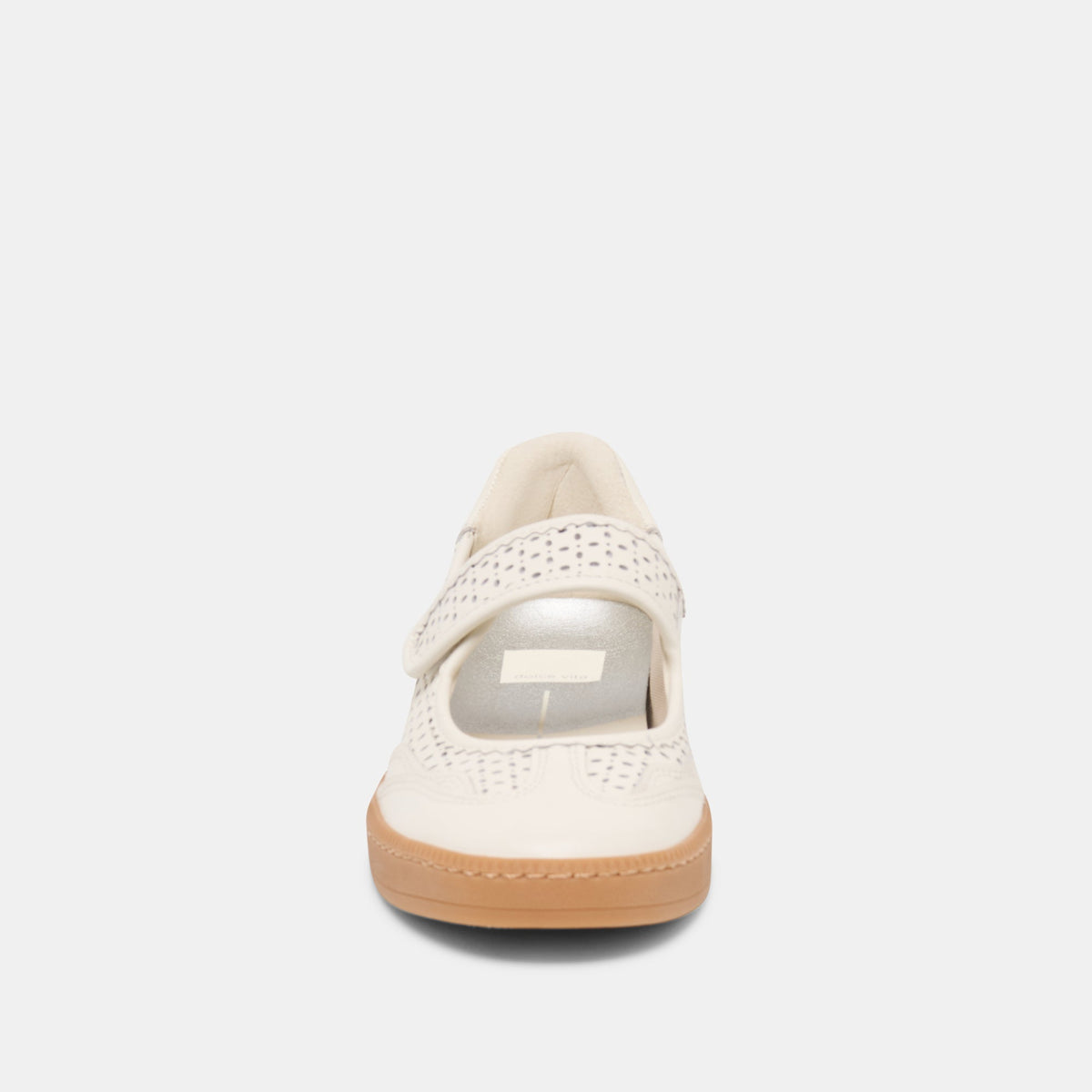Nanet White Perforated Leather Sneakers | Dolce Vita