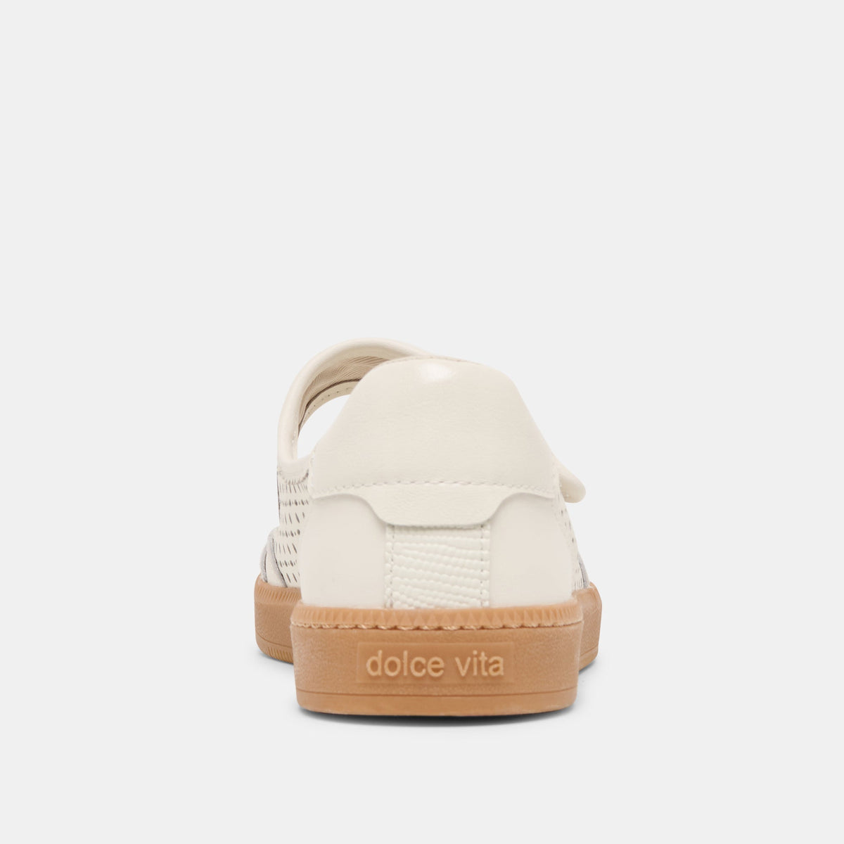Nanet White Perforated Leather Sneakers | Dolce Vita